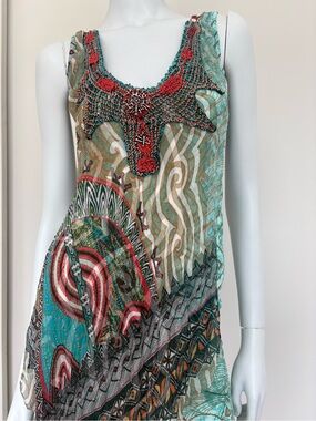 Save The Queen Printed Midi Dress
